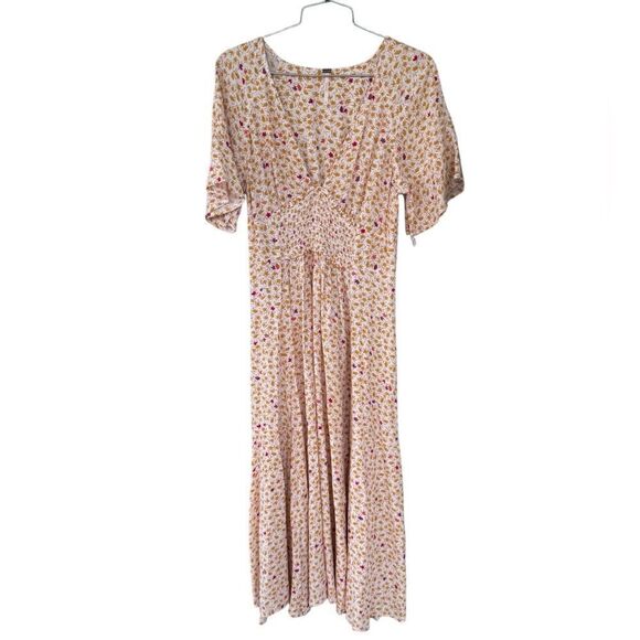 Free People In Full Bloom Midi Dress S - Picture 4 of 7
